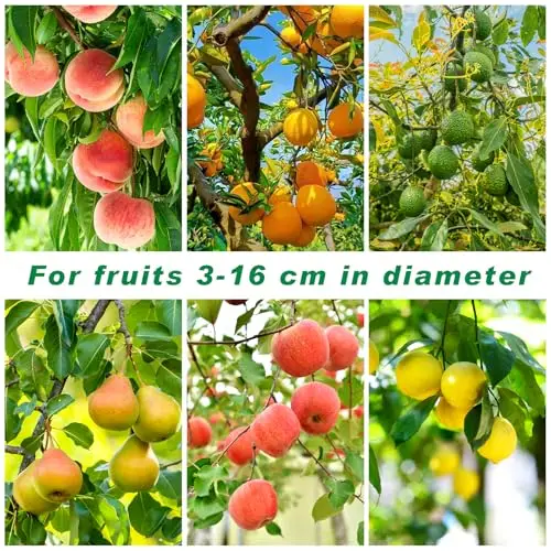 High Quality Adjustable Telescoping Fruit Picker Pole Big Non Woven Basket Fruits Catcher Tree Picker for Apples Mango