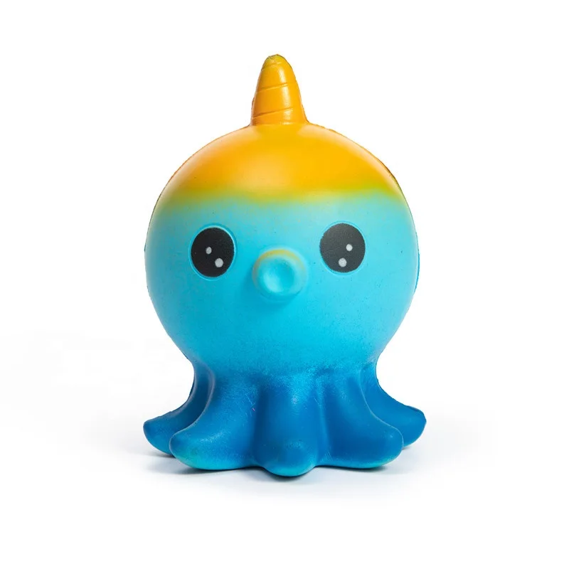 Красочный Осьминог море животное PU Мягкий медленно Восстанавливающий форму Мягкий Мяч полиуретановая игрушка