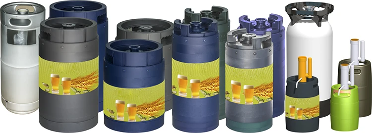 Home beer barrels pony small kegs 15l of beer