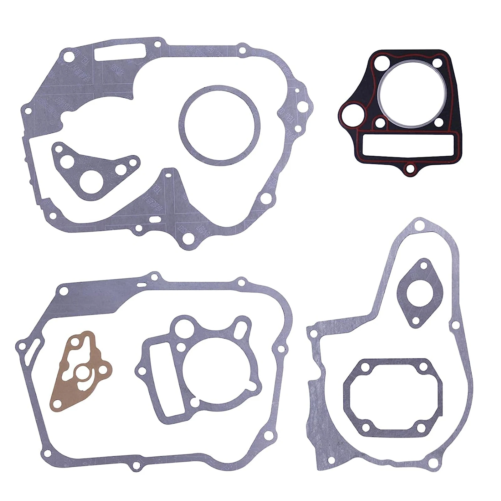 50cc 70cc 90cc 110cc 125cc Engine Gasket Set Engine Cylinder Head Stator Clutch Intake Gasket Seal Set Coolster Stator Gasket