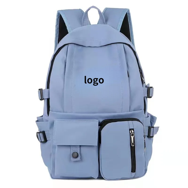 Popular high school backpack wholesale korean style models multi pocket teen school backpack