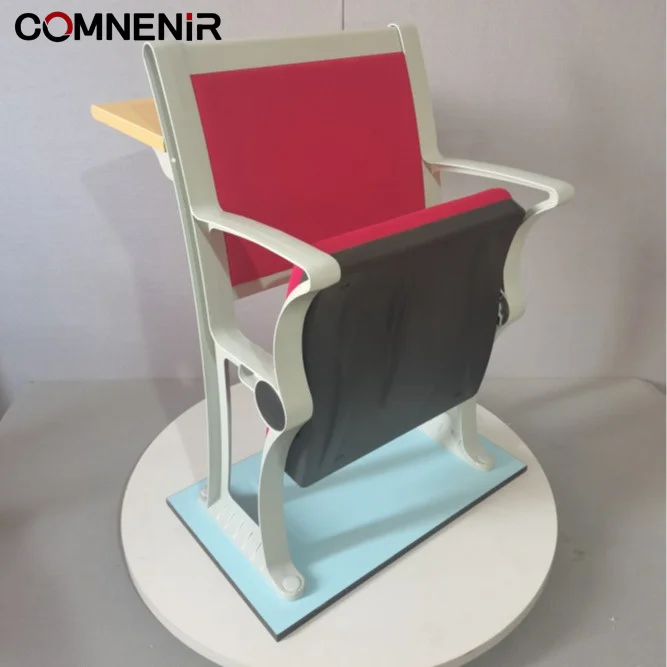 University Comfortable Fixed Seating College Lecture Hall Table and Chair School Chairs