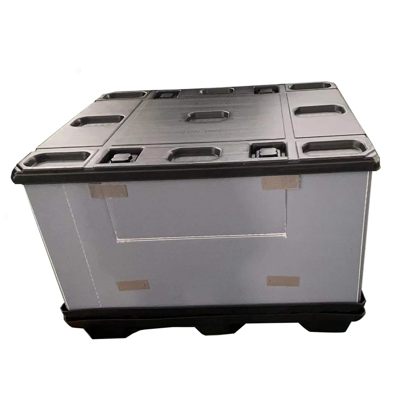 automotive parts packaging PP sleeve pallet box custom automotive packaging plastic pallet box for auto parts autopack korea