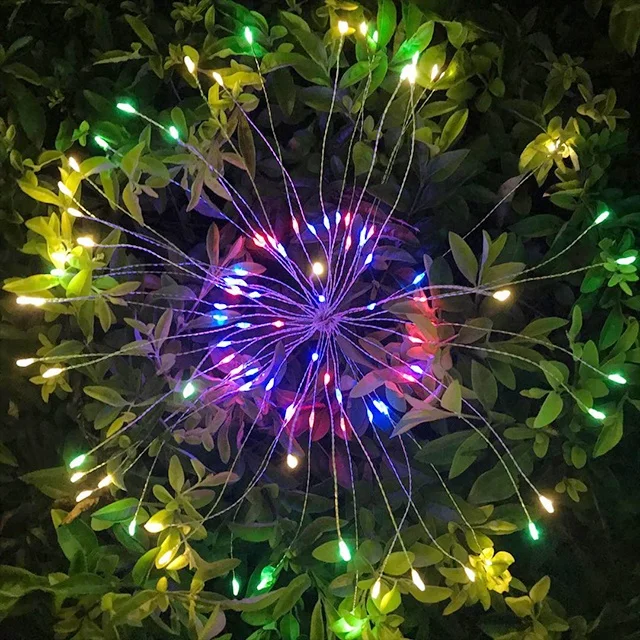 Christmas Starburst LED Fireworks Tree String Lights diwali Wedding Decoration