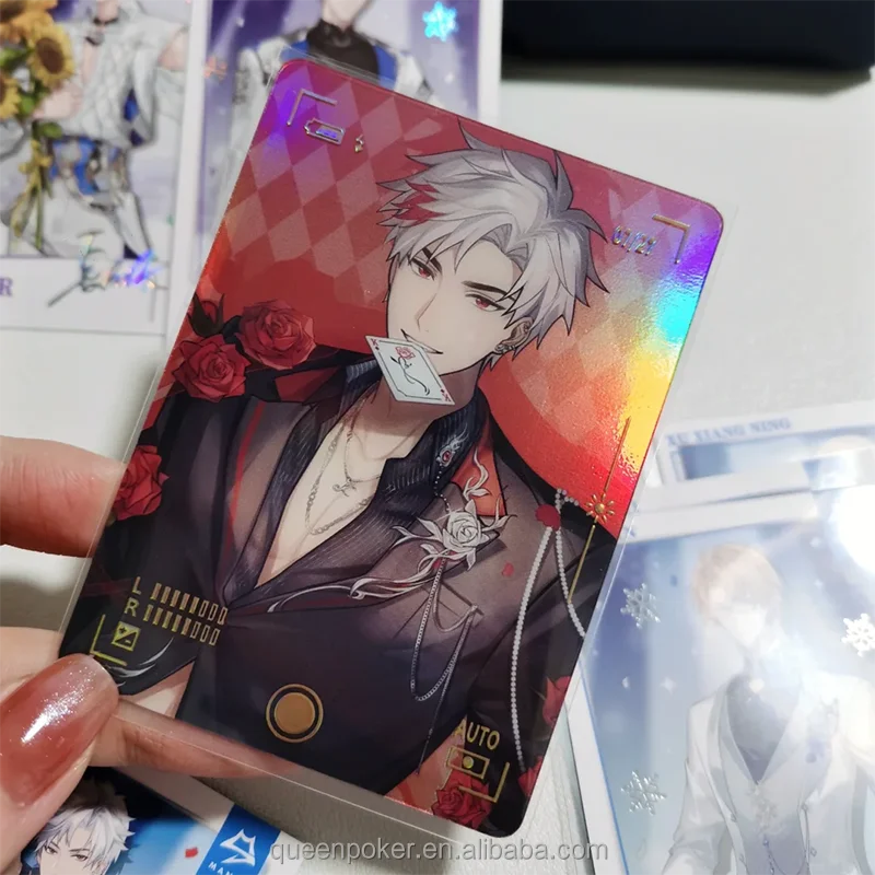 Printing Anime Foil Packaging Foil Holographic Secret Rare Custom Card GameBinder 12 Pocket Custom Card Game