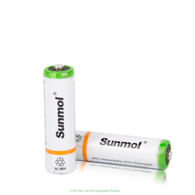 
Fashion Lithium 1.2v Rechargeable AA Batteries 2500mah 800mah High Capacity With CE SGS 