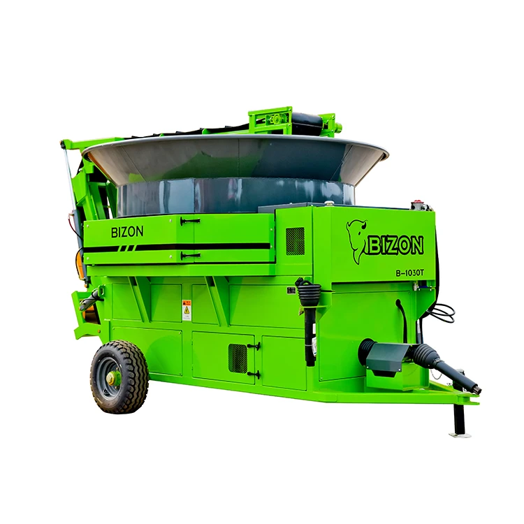 2022 High production efficiency big size hay tub grinders round straw bale mill processors