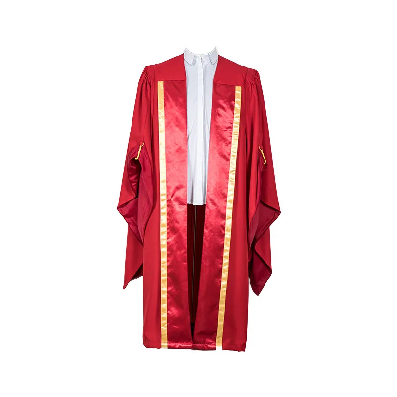 Dcotoral Graduation Gown/PHD Gown/doctoral robe suit