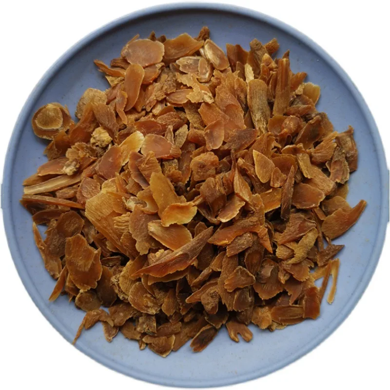 Dried Ginseng rouge racine coupee bio (Panax ginseng) root cuts for sale