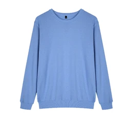 Wholesale High Quality Plain Blank Printed Crew Neck Sports Oversized Hoodie Man Custom Crewneck Sweatshirt for men