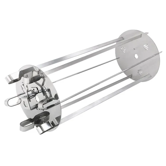 Rotisserie Skewer System Grill Skewer 2*6pcs For Rotisserie Stainless Steel Rotating Skewer For BBQ Rotisserie Grill