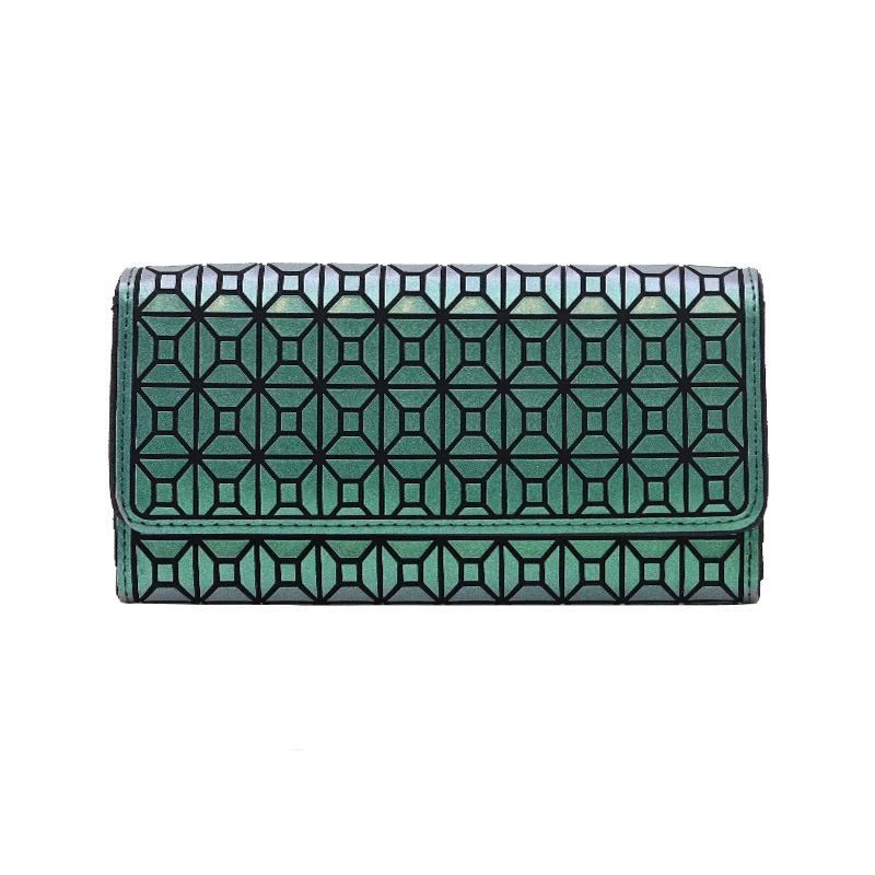 Wholesale New Design Wallets Ladies Fashion Wallet Design Purse Multi-card Slot Laser Geometric Wallet