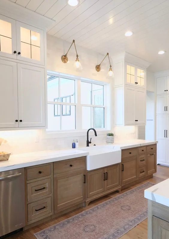 CBMMART Classic Shaker Design White Mdf Board Veneer Pvc Finish Kitchen Cabinets for Wholesales