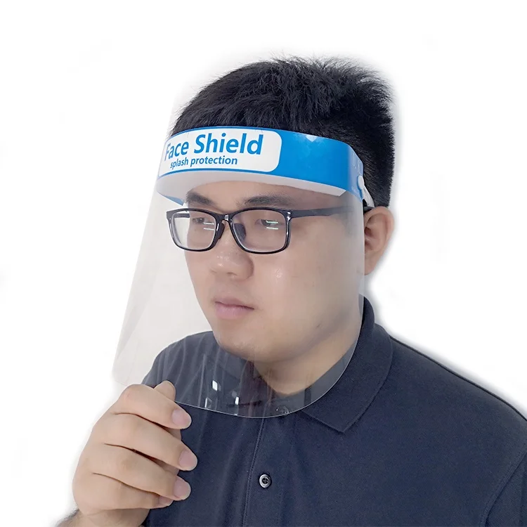 Clear Anti-fog PET Material Protective Face Eye Mouth Shield Prevention Face Shield