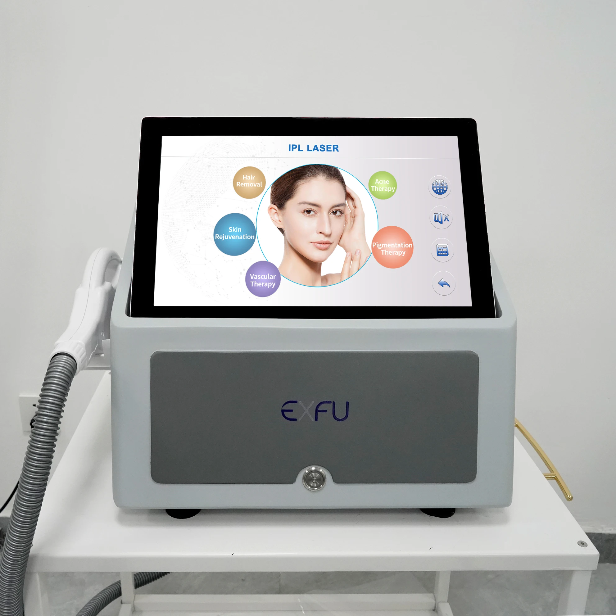Beauty salon equipment beauty ipl photofacial machine for home use ipl rf nd yag laser hair removal machine