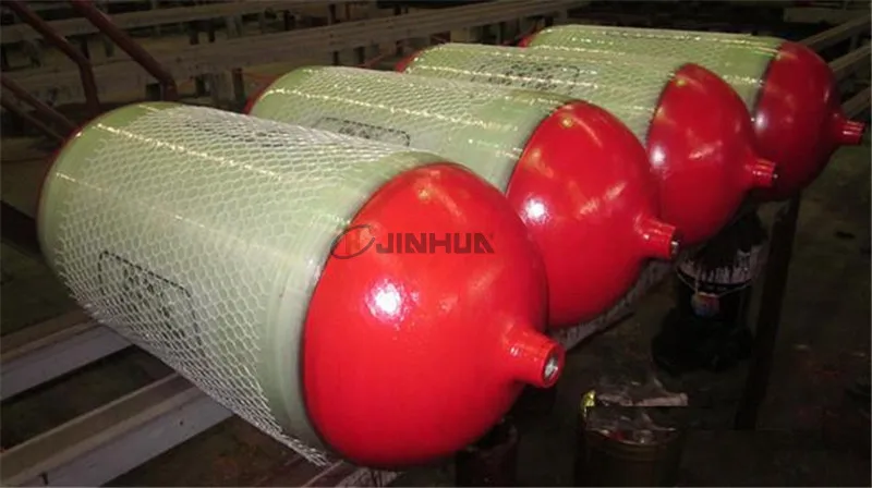 China Supplier Type-2  Composite Cylinder Natural Gas Tanks For Bus Station