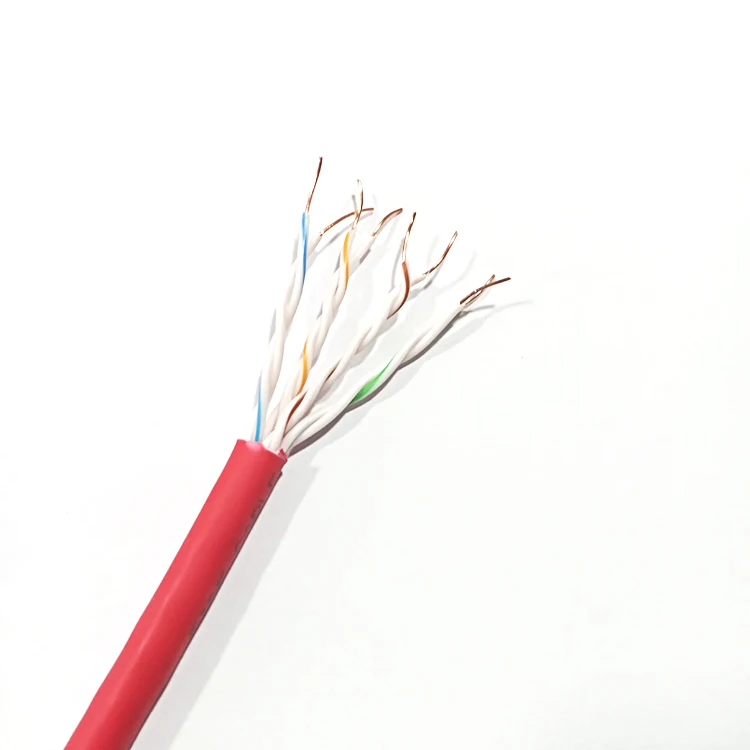 EN50200 PH30 огнеупорные UTP Cat5e Lan кабели для передачи данных