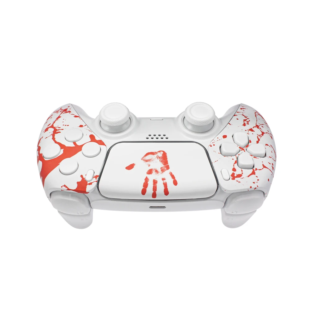 Индивидуальный корпус игрового контроллера чехол для PS5 беспроводной джойстик передний средняя рамка задний мягкий на
