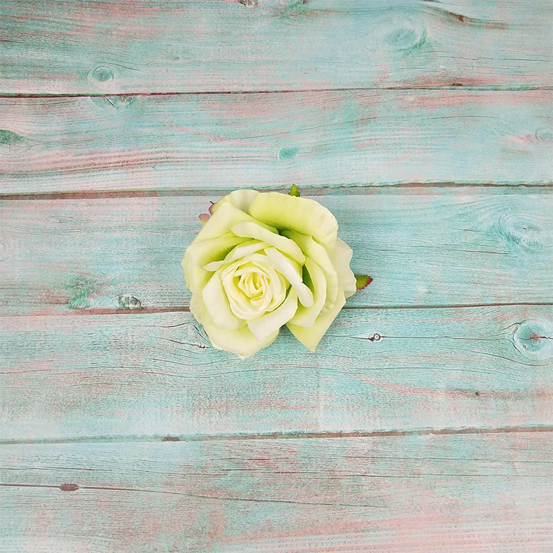 Artificial flower rose head petal rose bouquet for wedding decoration pink rose