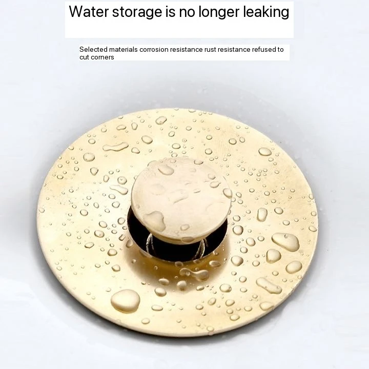 European and American standard bathroom sink plugs, pop-up filter  anti clogging sink drainage universal filter