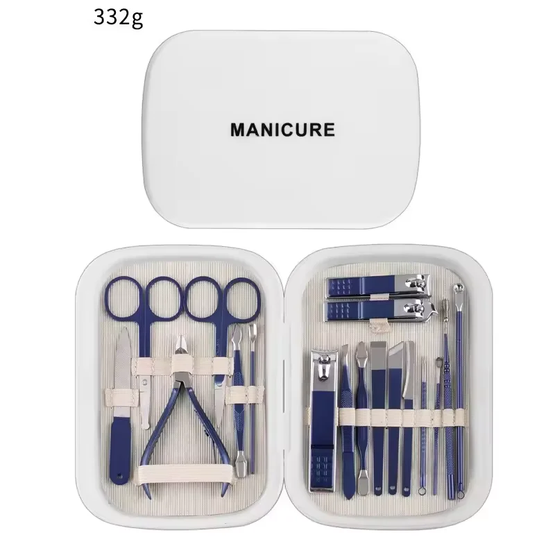 Black nail clippers manicure set high quality stainless steel nail clippers pedicure tool Professional nail clippers set