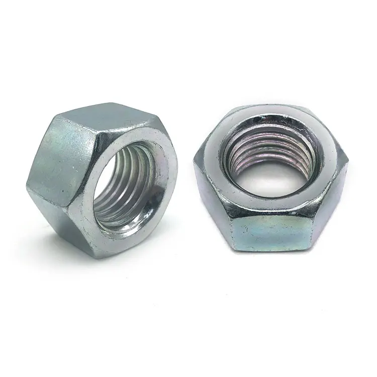Hex nut m2 m3 m4 m8 m10 m12 m14 m16 hexagonal nut astm a563 steel stainless steel zinc m10x1 25 m12x0.75 wheel lug nuts