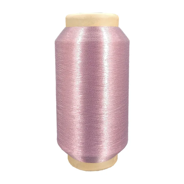 
wholesale manufacturer lurex metallic yarn / thread for embroidery MX Type SRH Metallic Yarn Metallic Thread For Weaving Tape 