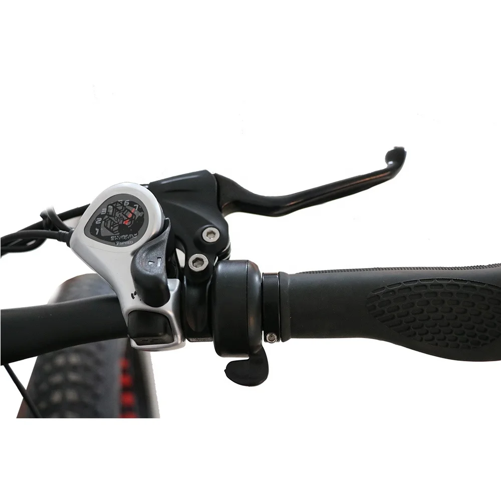 26 Inch 48V Fat Tire Electric Bicycle Vintage Full Suspension Electric Bike