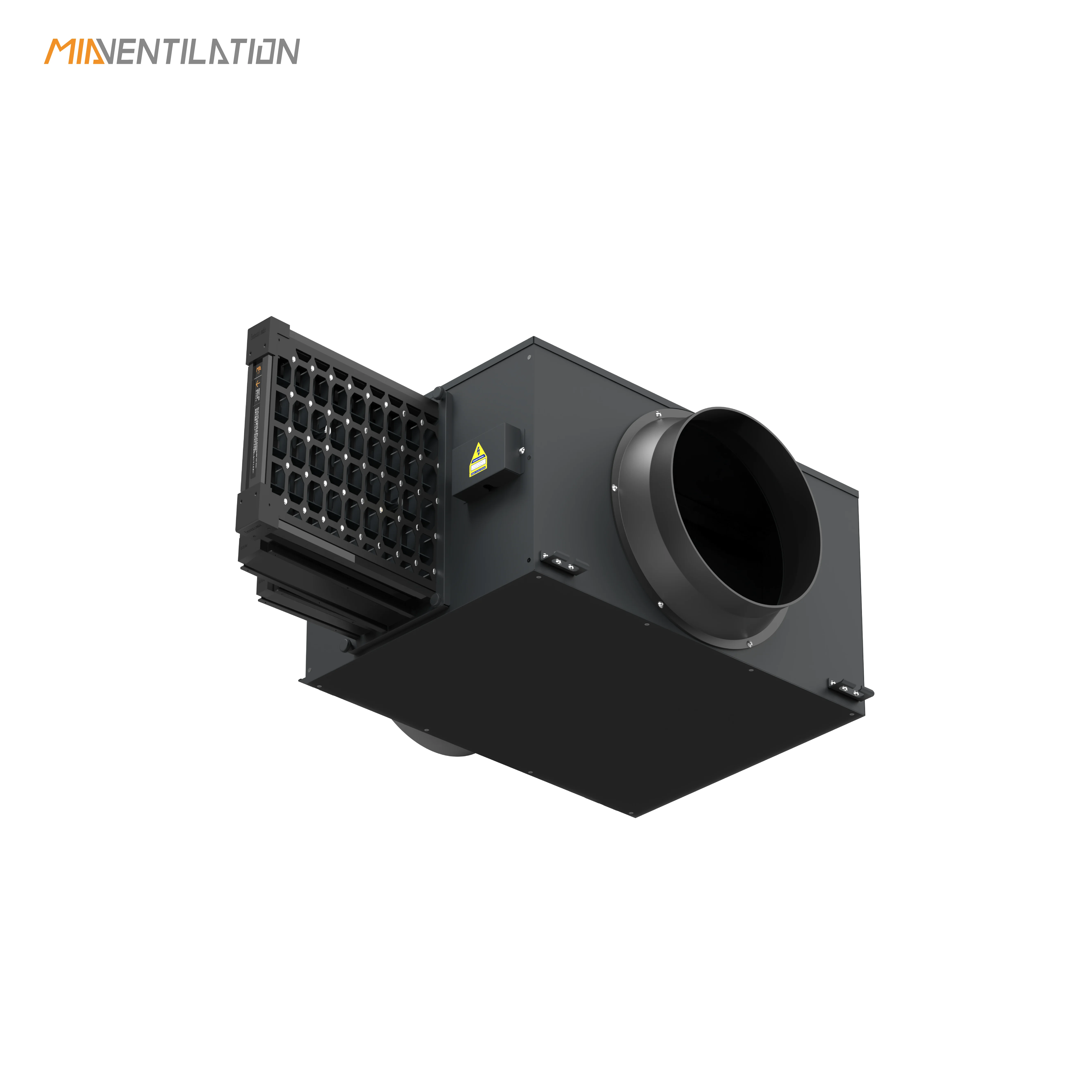OEM 150mm Duct Carbon HEPA H13 electrostatic Air Purify Box Connecting 100/150/200/250/300 mm Ventilation filter box M