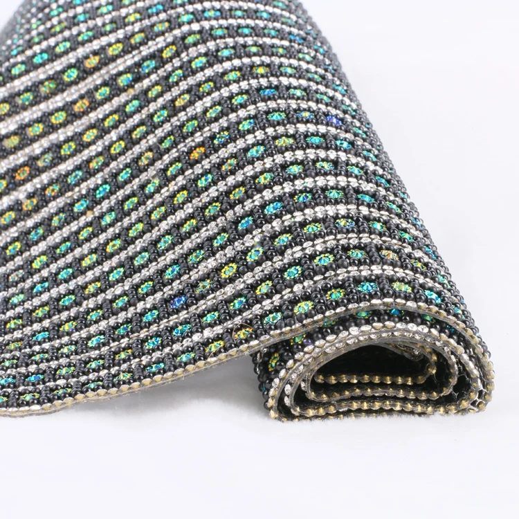 Оптовая продажа с завода, прозрачные сетчатые Стразы 24*40 см