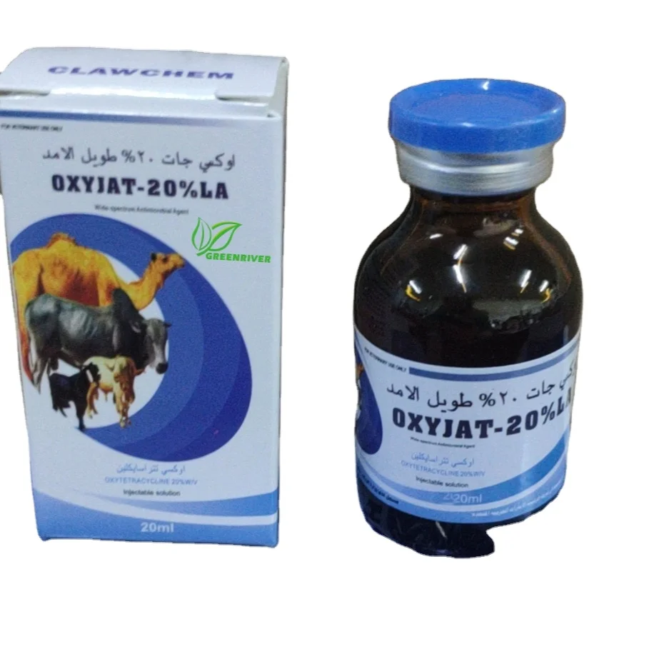 
Good price Veterinary drug 5% 10% 20% Oxytetracycline Injection 