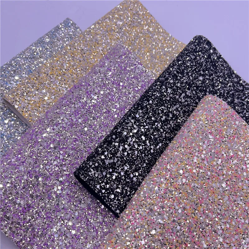Wholesale Chunky Glitter Fabric For Bags Shoes Bows