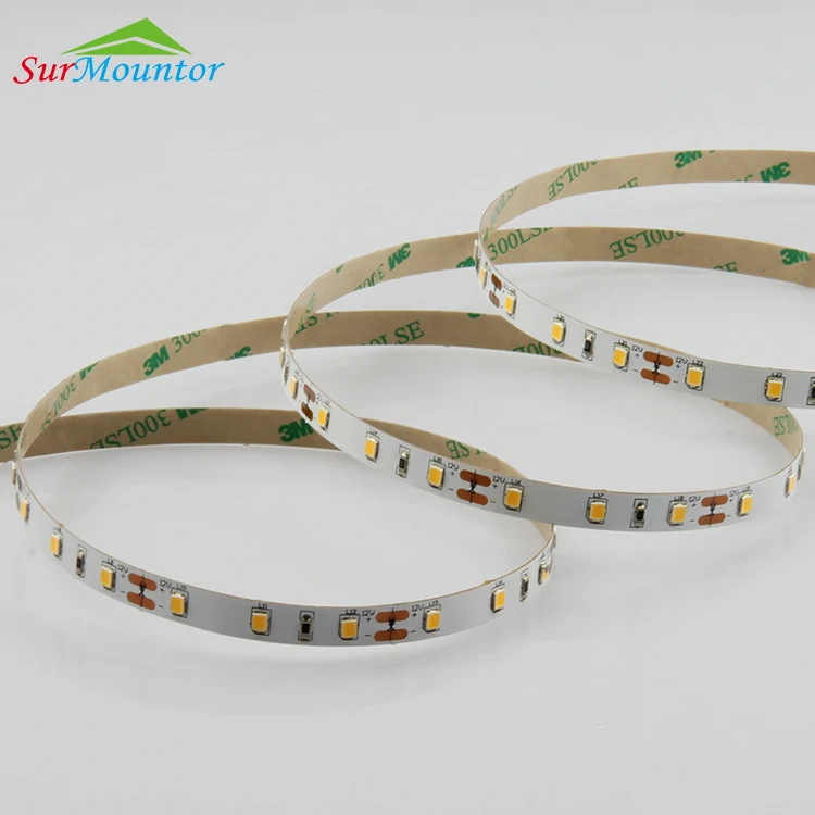 Светодиодная лента Smd гибкий свет Горячая продажа Dc 12v 24v 2835 гибкая светодиодная 5 м в катушке высокое яркий световой