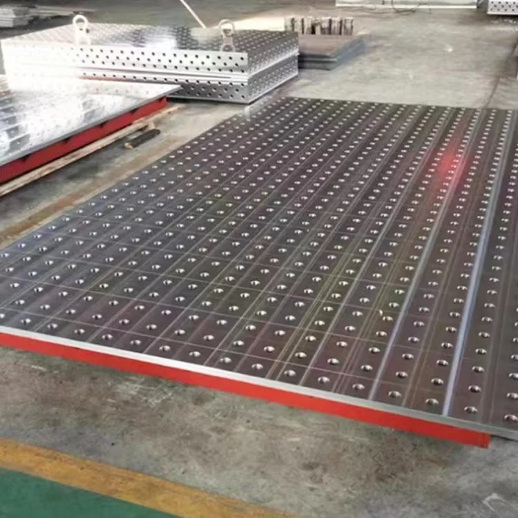 Cast steel iron welding table 3D 2D Top Quality Reusable fixture rotating Welding Table