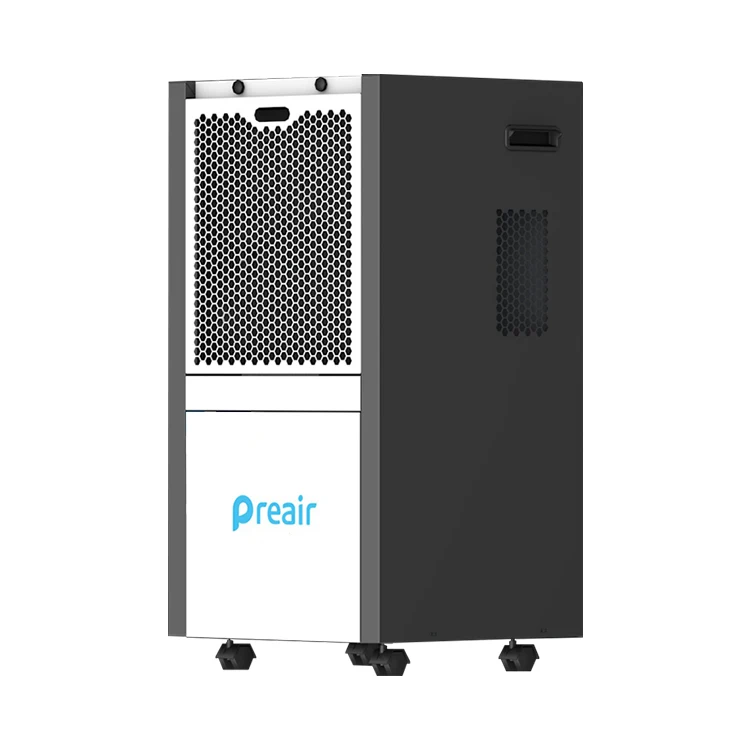 Commercial Grade 220V 50L Metal Housing Automatic Defrosting  Dehumidifier Home