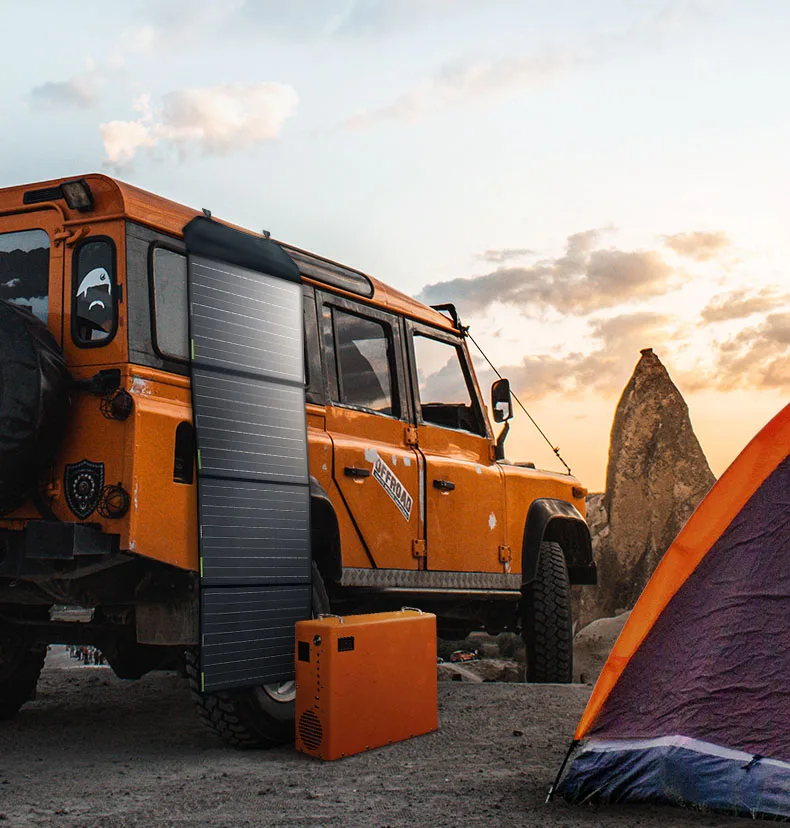  60 Вт 120 Складная солнечная панель для RV 12V бытовой техники GoalZero Suaoki Jackery Rockpanl электрогенераторная