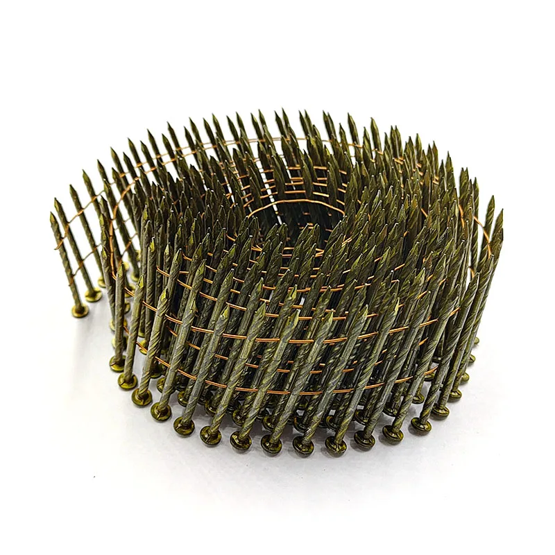 High quality Coil  nails for pallet making manufactured by the most professional Tianjin Huazhen Fasteners