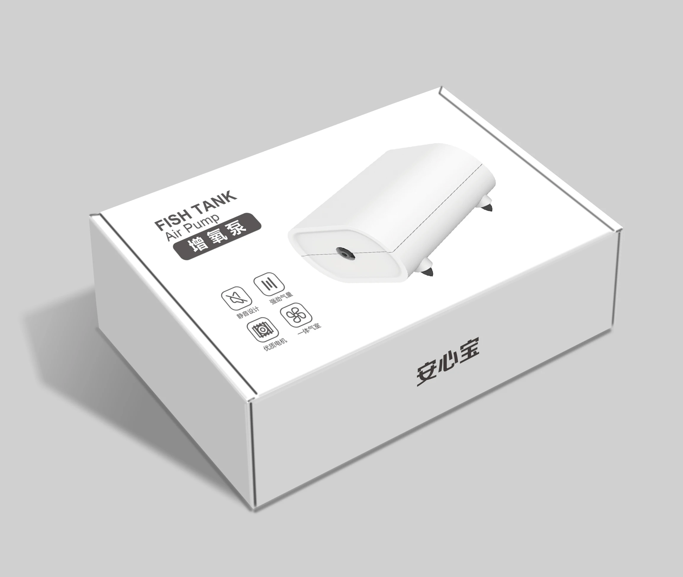 5V Electromagnetic Air Pump Oxygenation Pump Fish Tank Oxygen Pool Aquarium Aquaculture Pumps with Four-hole Accessories