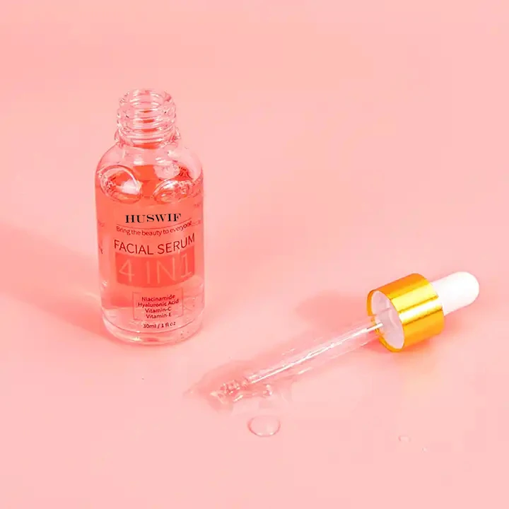 Wholesale Private Logo Anti Aging Reduce Wrinkle Brighten Niacinamide Hyaluronic Acid Viatmin C Serum For Face and Neck