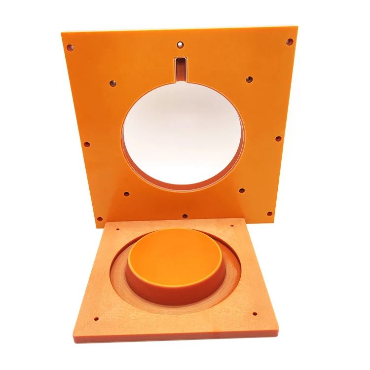 Orange bakelite phenolic paper laminate 3021-TGA 8mm