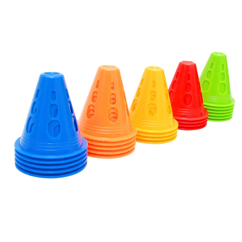 Factory Wholesale High Quality Soccer Training Marker Cone PE Sports Football Obstacle Cones