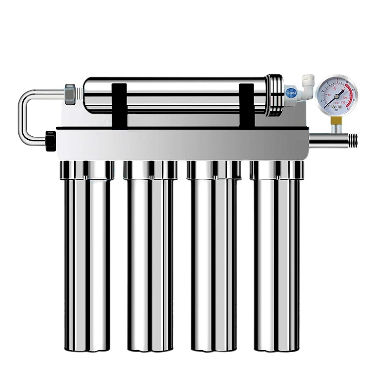 Multi-stage activated carbon resin ultrafiltration uf element stainless steel household manual water purifier water filter