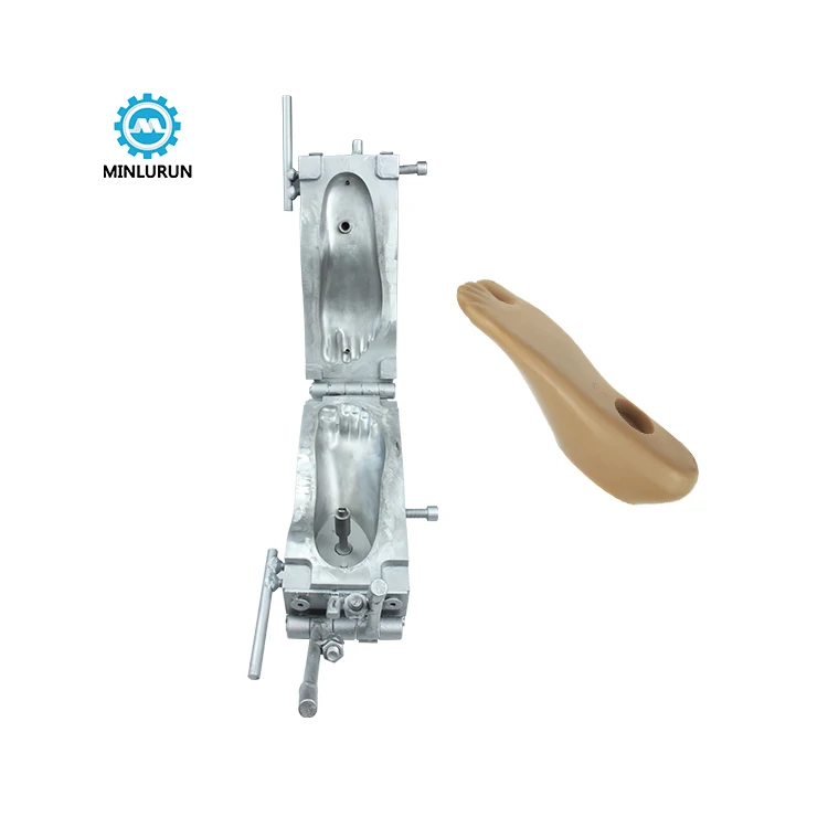 Medical Prosthesis Molds Prosthetic Foot Moulds For Leg Carbon Fiber Cover Injection Mould