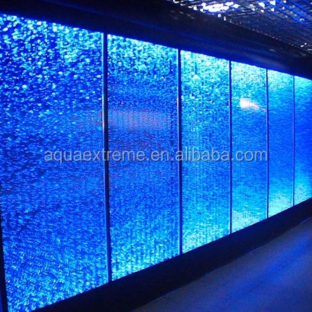 LED Room Divider Acrylic Water Bubble Wall Moving Bubble Wall Water Fountain indoor