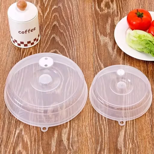 Clear Microwave Plate Cover Kitchen Accessories Microwave Splatter Shield Guard Food Preservation PP Cover
