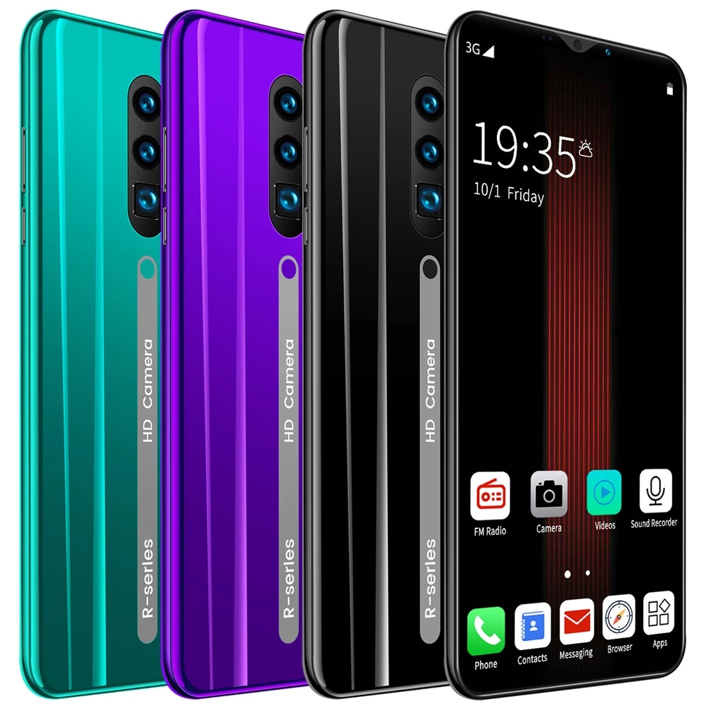 Hote Sale Global version Smartphone High quality Rino3 Pro mobile phones 3G 4G 5G 4+64GB Original Unlock Android