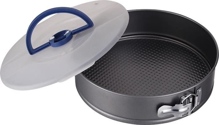 Non stick can group rectangular cake frame with cover outdoor camping box oven bakeware