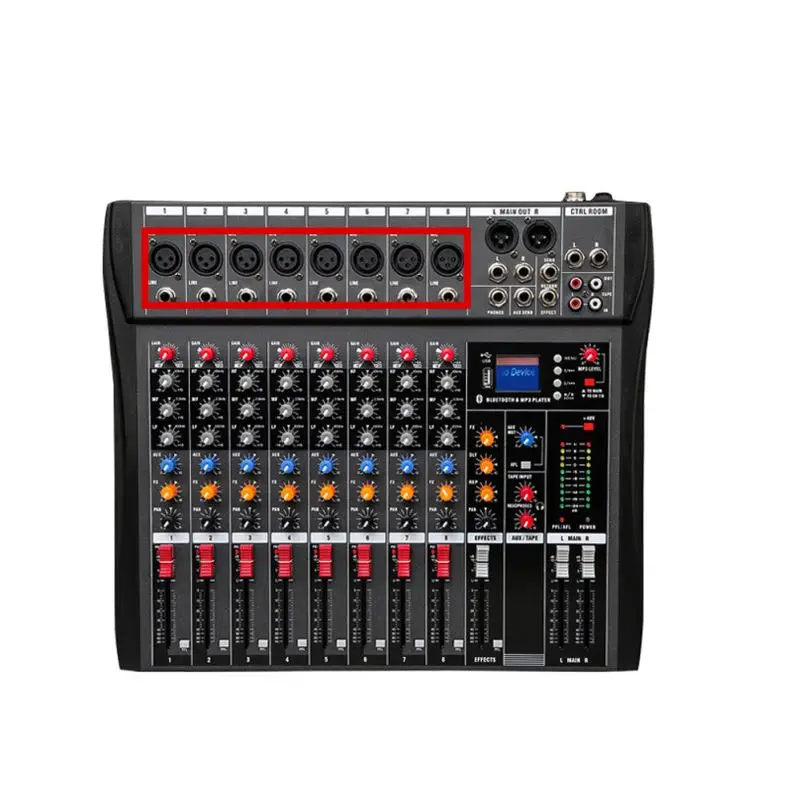 Digital  Karaoke Mixer/USB Mixing Console Audio Mixer With Mp3 Player