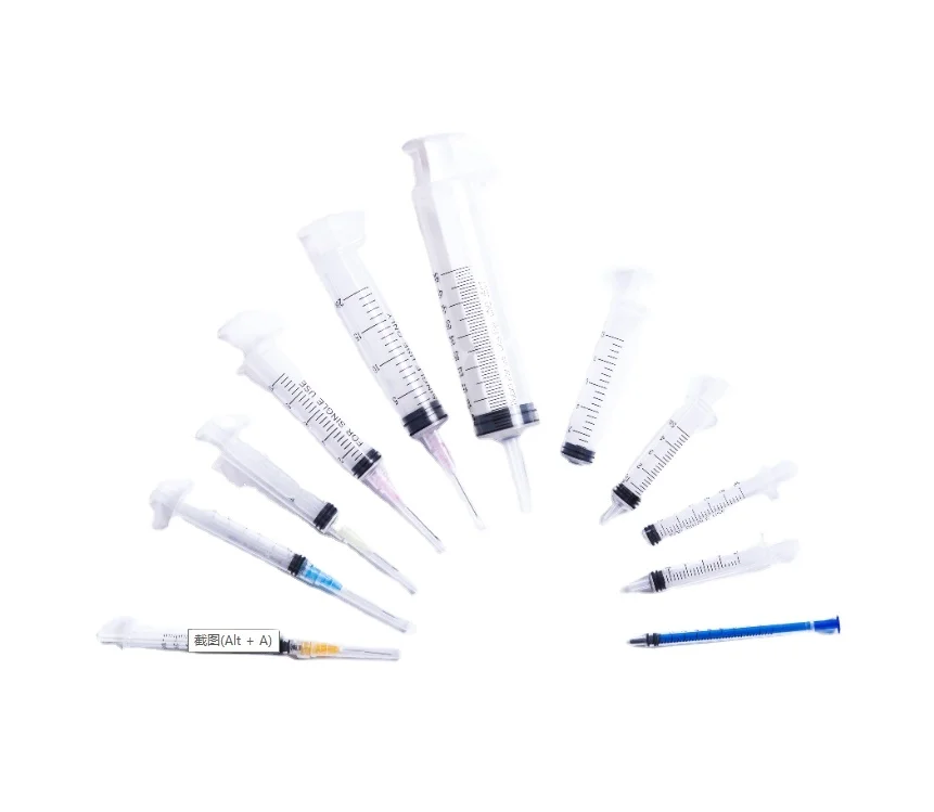Одноразовые шприц с иглы разного размера 1 мл 2 мл 3 мл 5 мл 10 мл