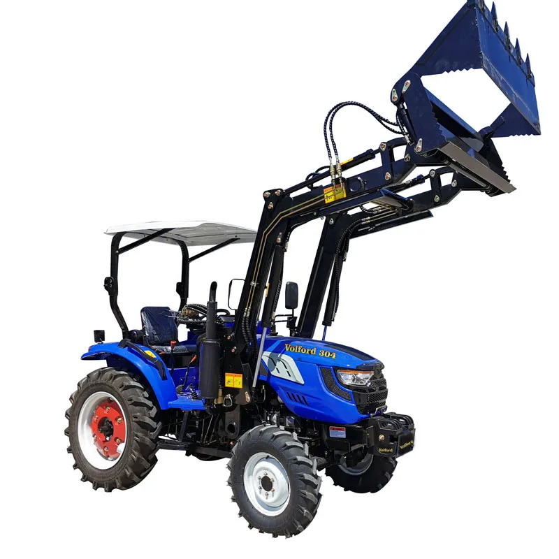 4x4 колесные ведущие модели 30hp КОЛЕСНЫЕ ТРАКТОРЫ с хорошей кабиной для фронтального